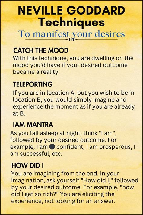 12 Powerful Neville Goddard Techniques To Manifest Anything.